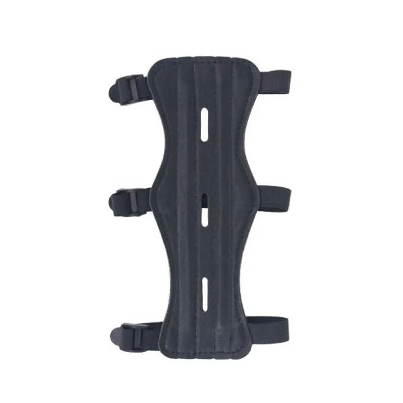 

Arrow Leather 3 Strap Shooting Target Archery Arm Guard Protection Safe Strap Armband Arm Gear Protect