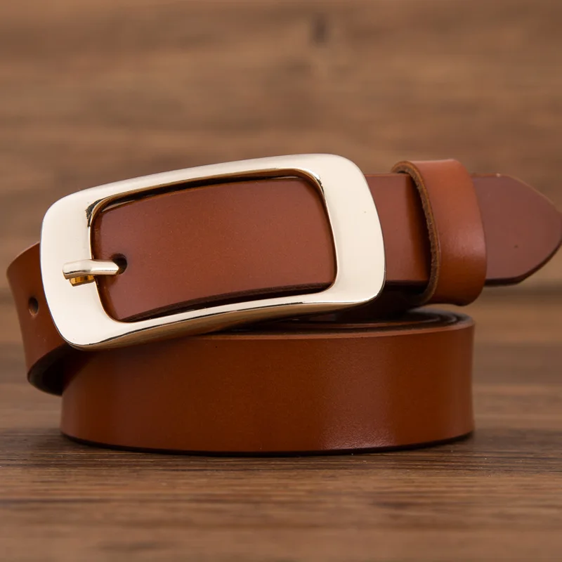 Womens&#39; High Quality 100% Genuine Leather Belt