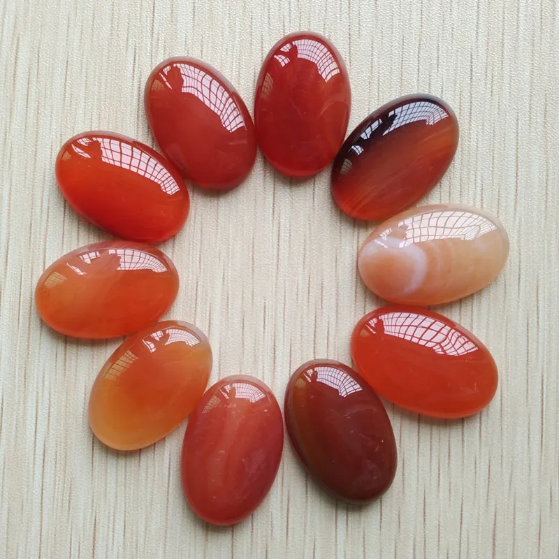 

2017 fashion hot sell good quality natural red onyx Oval CAB CABOCHON stones beads 20x30mm 10pcs/lot Wholesale Free shipping