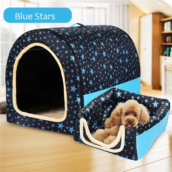 Buy Cozy Cottage Dog House Print Stars