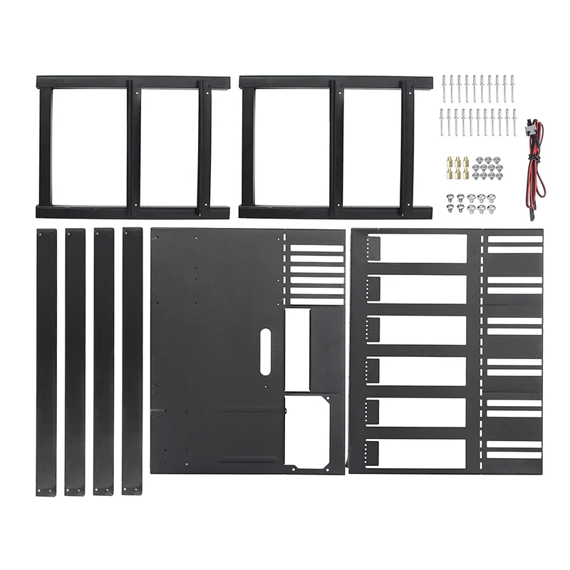 Leory For 6 GPU ETH Ethereum 50x50cm Miner Frame Bracket Open Air Mining Miner Frame Rig Case Bracket 6xGraphics Card 3xFan Slot Leory For 6 GPU ETH Ethereum 50x50cm Miner Frame Bracket Open Air Mining Miner Frame Rig Case Bracket 6xGraphics Card 3xFan Slot
