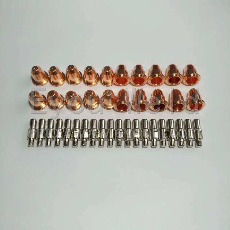 

100pcs PD0116 tips + PR0110 electrodes - Plasma Cutter Consumables for Trafimet S45 S45P