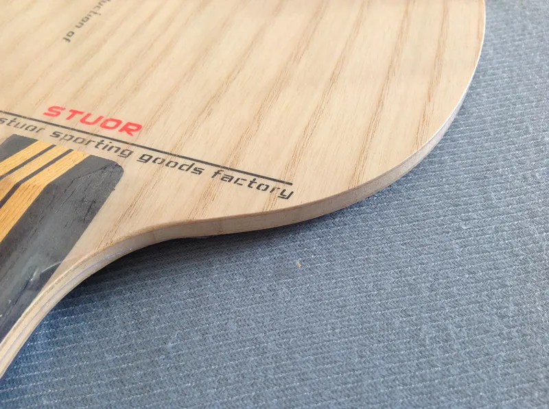 Stuor حقيقية تنس الطاولة مضرب الطابق خمس طبقات من رماد الخشب الخالص المواد aus سرعة الأساسية