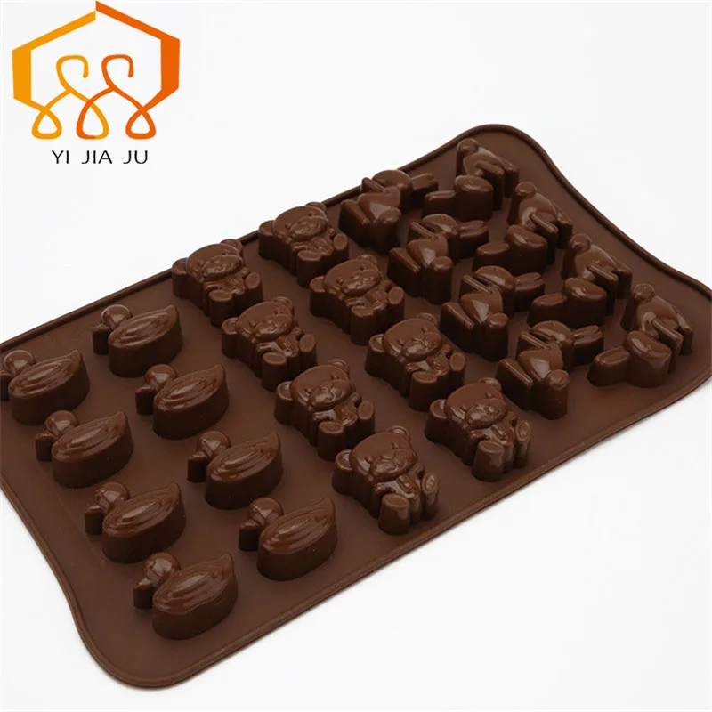 

Cute Animal Cartoon ect Shape Cookie Biscuit Baking Mold Fondant Cake Decoration Paste Sugar Chocolate 24 Hole DIY Tools