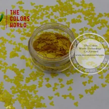 TCP03 устойчив к растворителям перламутровые золотые цвета в форме Микки Мауса блеск 4,0 мм размер блеск для ногтей Гель-лак художественный Макияж DIY