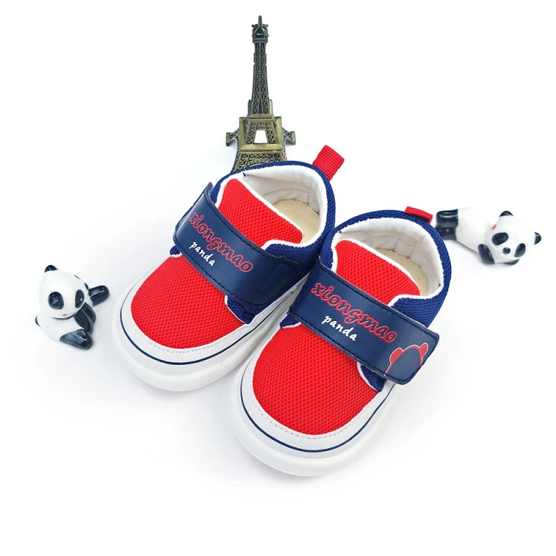 

Toddler Shoes For Baby Boys Girls Children Casual Sneakers Air Mesh Breathable Soft Running Sports Shoes Red Blue #