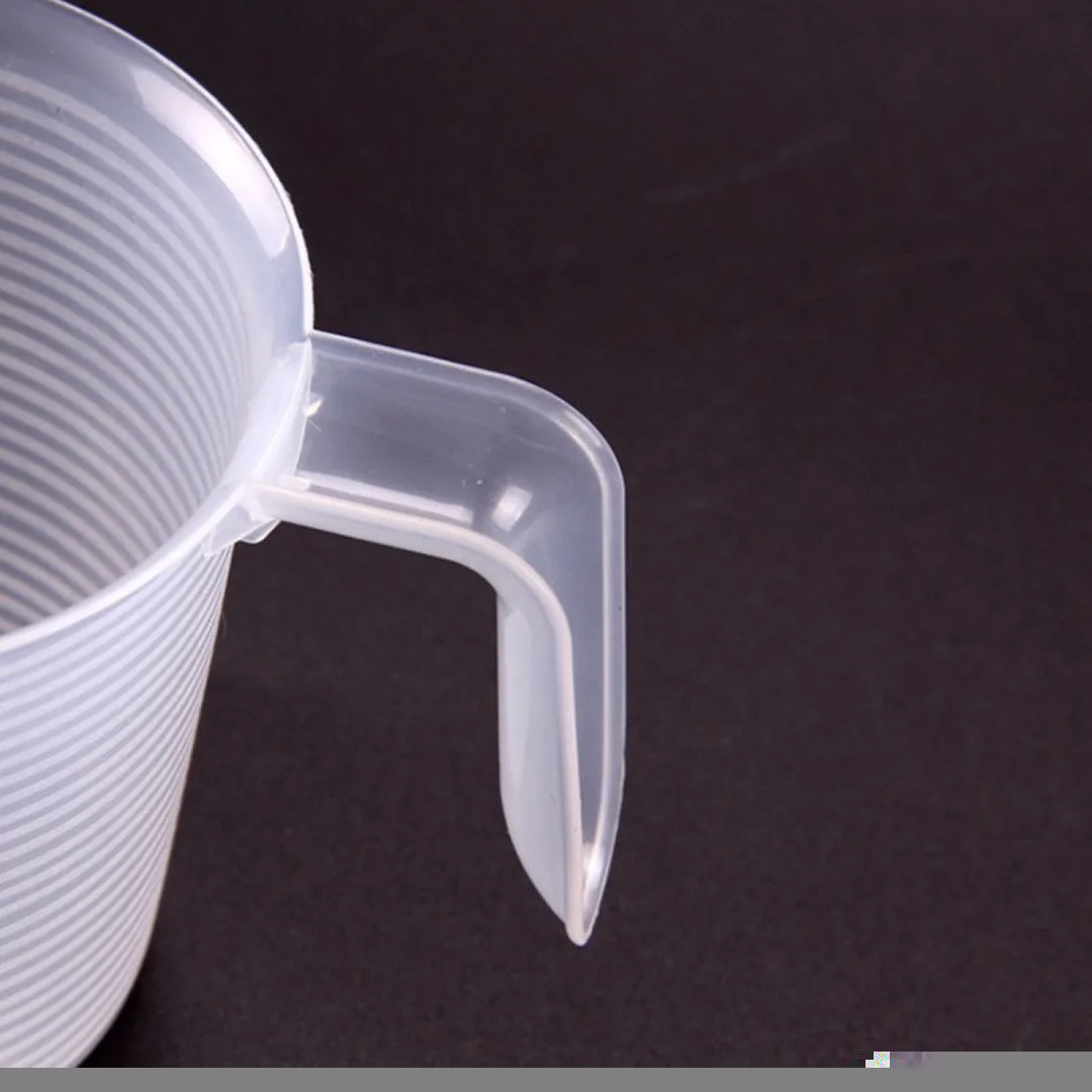 Conical Graduate Plastic Liquid Measuring Jug Cup Graduated Surface Cooking Bakery Kitchen Lab 100/250/500/1000ML