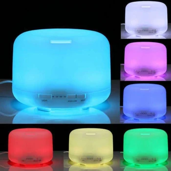 

Pefeceve Portable 300ml Remote Control Ultrasonic Air purifier Humidifier LED Electric Aromatherapy Essential Oil Aroma Diffuser