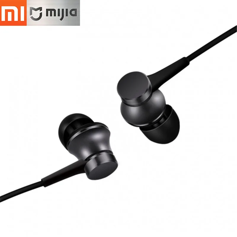 Оригинальные наушники Xiaomi Mi в ухо поршневые с микрофоном для мобильного телефона