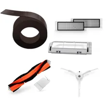 Оригинальный робот-пылесос Xiaomi, набор аксессуаров для пылесоса, невидимые боковые щетки для стены, фильтр, роликовый Буш для замены робота(China)