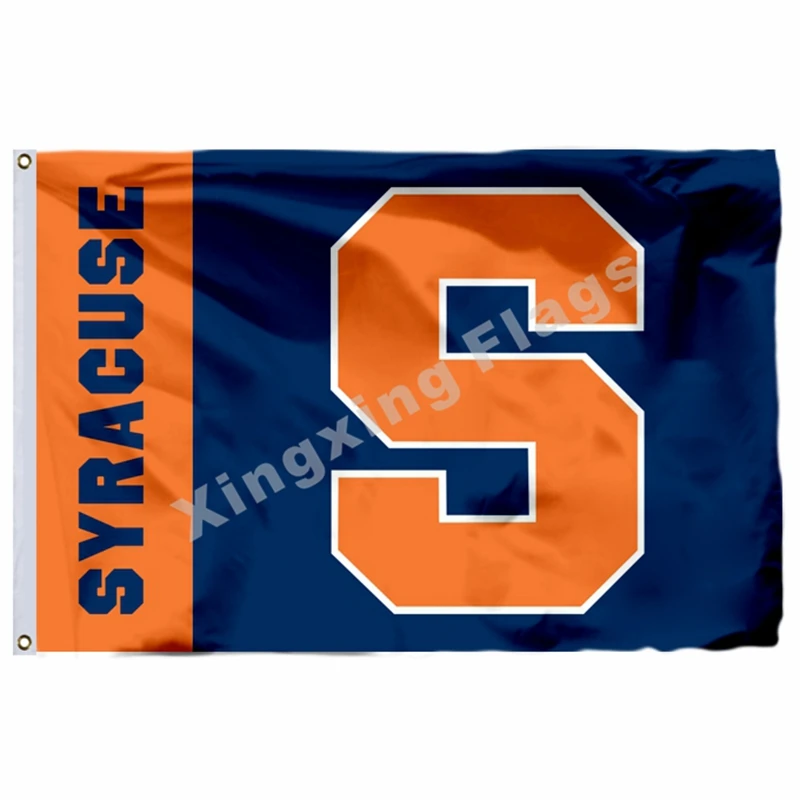 Syracuse Orangemen Flag 3ft x 5ft Polyester NCAA Banner Flying Size No