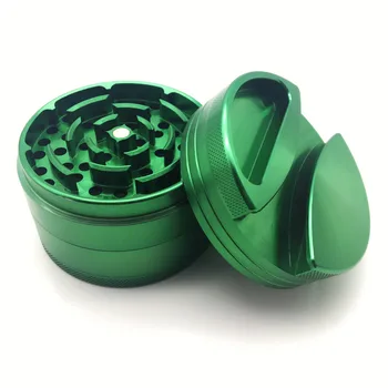 

New Super huge Shape Spice Dry Grinder Herb Smoking Pipe Tobacco Herbal Grinder With Hand Crusher