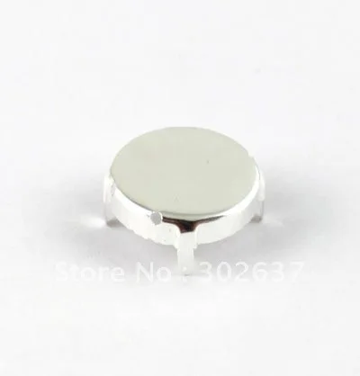 

FREE SHIPPING 100PCS Round 20X20MM Prong Snap Claw Cabochon Setting #20388