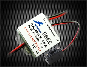 

UBEC HOBBYWING UBEC-8A (2-3S) / UBEC-5A-HV RC AIRPLANE PART