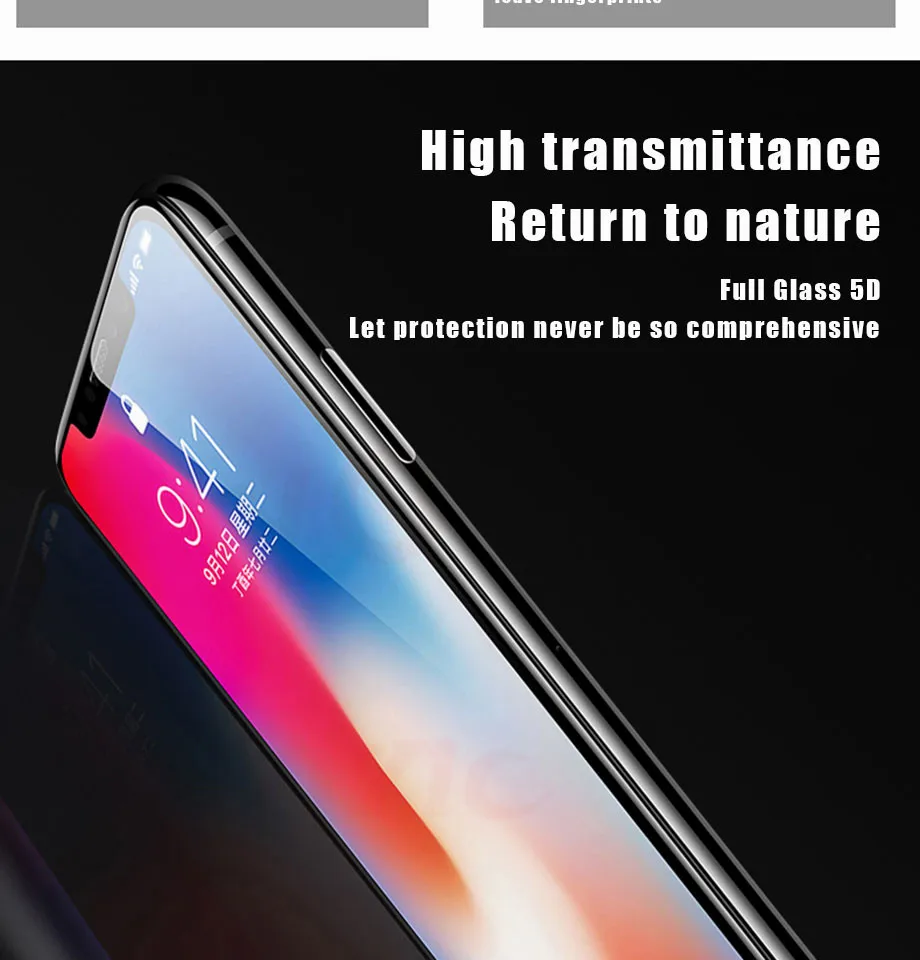 D10 For iphone 6 glass  for iphone 6s glass for iphone 7 glass for iphone 7 plus glassf for iphone 8 glass for iphone 8 plus glass for iphone x glass for iphone 5 glass for iphone 5s screen protector tempered glass