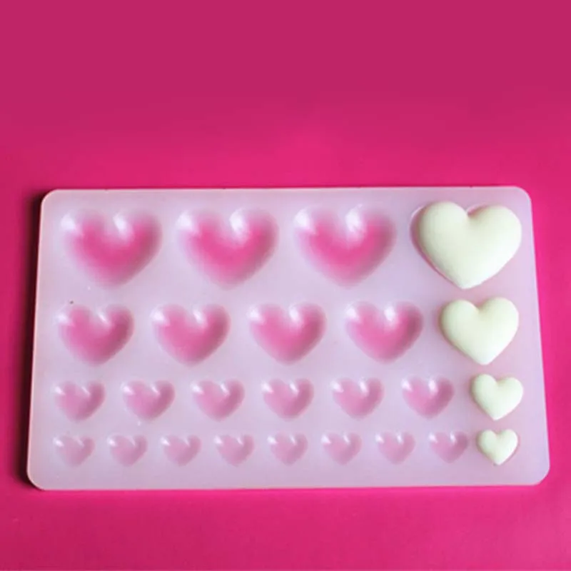 Новые DIY Инструменты для украшения торта 3d формы сердца силиконовые формы для шоколада формы для торта кухонные формы для выпечки инструмент для шоколада форма для выпечки