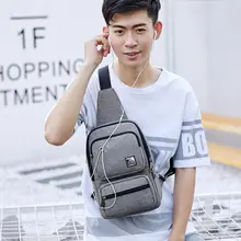 9,7 дюймов Ipad модный нагрудный пакет мужская повседневная сумка через плечо водоотталкивающая мужская сумка на плечо дорожная сумка мужская