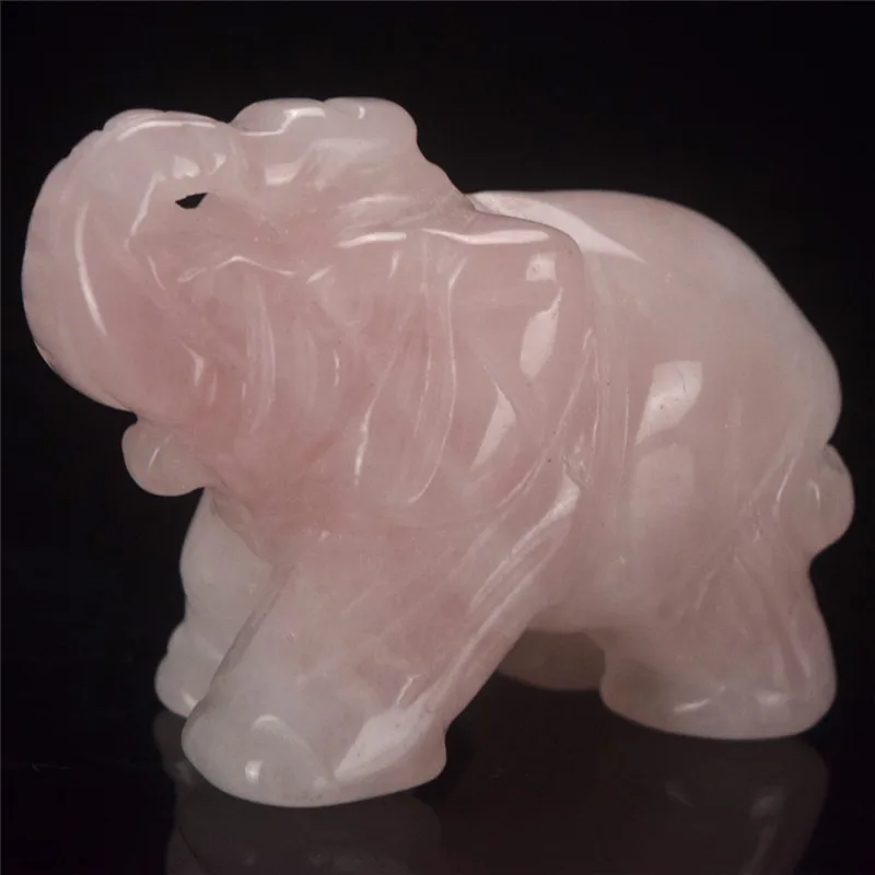 2/" Opalite Crystal Carved Owl Statue Crafts Healing Reiki Home Decor