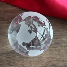 Xintou Кристалл Мяч-Глобус Feng shui стеклянные шарики орнаменты в виде глобусов развивающие земли научная модель аксессуары для дома