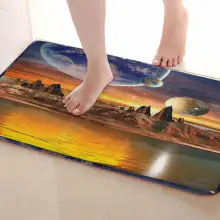 Озеро Стиль Ванная комната Коврики, забавные Нескользящие Для ванной Коврики, Занавески для душа Интимные аксессуары, Коврики Чинг вашей душе Шторы