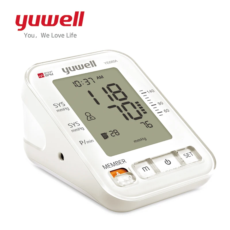 

Yuwell Electronic Blood Pressure Monitor Home Voice Upper Arm Blood Pressure Instrument Automatic Intelligent Blood Pressure