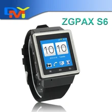 3G Smart Watch ZGPAX S6 Smartwatch Android 4.4 Dual Core Handy Armbanduhren Smartphone Bluetooth Wifi 2.0MP Kamera GPS