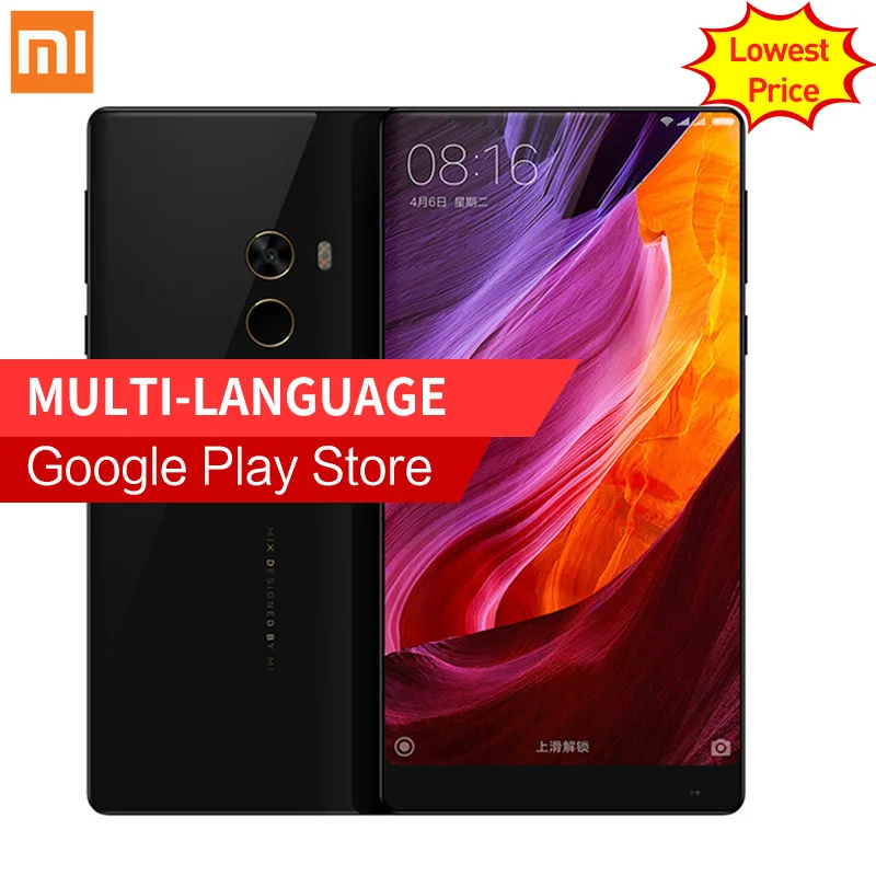 Lowest Price Original Xiaomi Mi MIX Pro Mobile Phone 6GB 256GB ROM Snapdragon 821 6 4