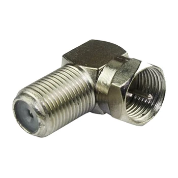 

10pcs VOSO - F-Type Connector 90 Deg Right Angle Plug TV Coax Adapter RF Coaxial