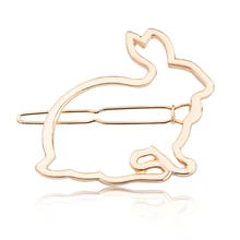 Fashionable Rabbit Hairpin Hair Clip Fashion Simple Beauty Hair Accessories Women Hairclip