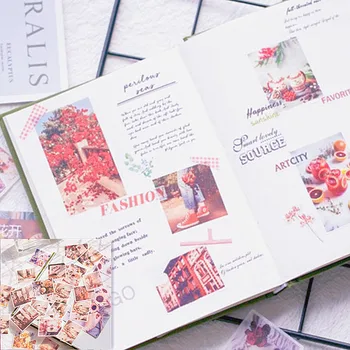 

Bullet Travel Journal Stickers Japanese Stationary magazine Diary notepad Mini Small Flake Cute Stickers Stamp Vintage Scrapbook