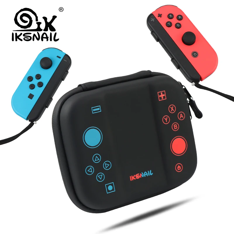 IKSNAIL Nintendo Switch Pro Сумка Противоударная жесткая EVA Защитная сумка для переноски