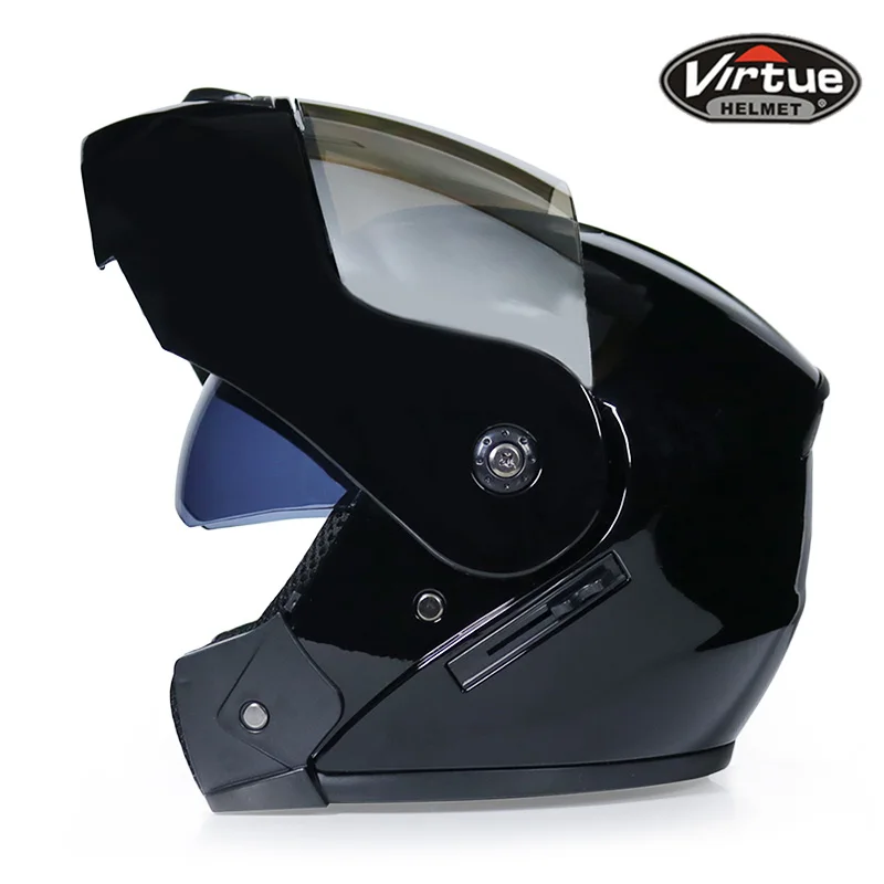 Мотоциклетный шлем ABS флип модульный шлем двойной объектив гоночный полный шлем capacete мужчины и женщины беговые шлем casco - Цвет: 2C