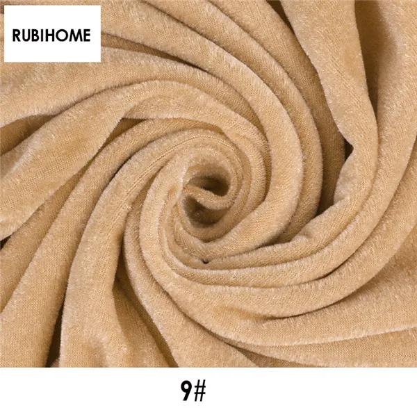 RUBIHOME(100x150 см/шт) велюровая плюшевая ткань для рукоделия шитья Лоскутная диванная Подушка занавеска материал домашний Декор ткань