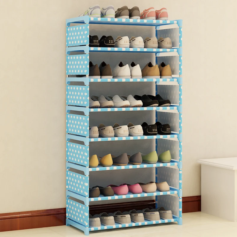 Multi Layer Shoes Rack Nonwovens Modern Simple Non-woven Fabric Foldable Furniture Home Storage Organizer Holder Space Saving