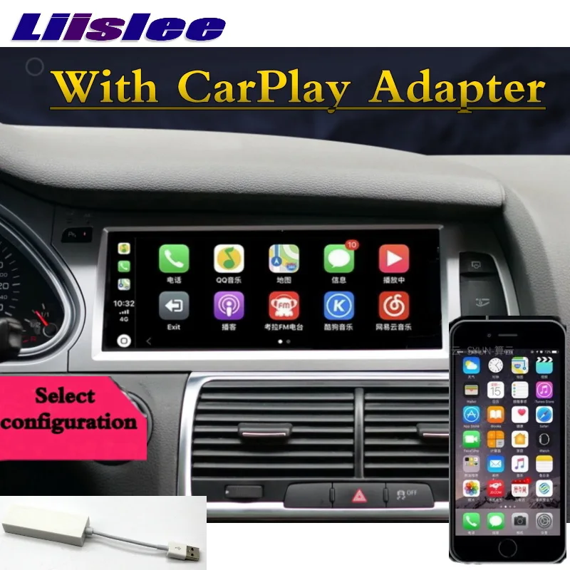 For Audi A6 A6L 2004~2011 NAVI LiisLee Car Multimedia Original Car System GPS WIFI Audio Radio Frame Navigation MAP Large Screen