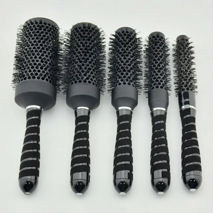 Nano Ceramic Hair Brush Ionic Round Hair Brush Professional Salon Hair