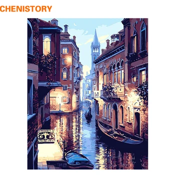 CHENISTORY DIY Digital Oil Painting Canvas Painting