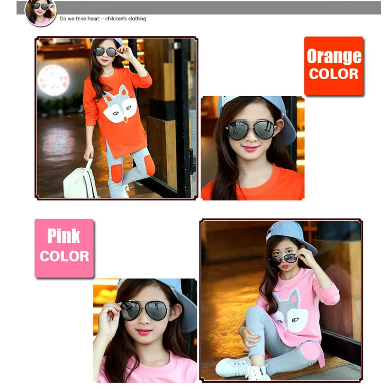 Girl fox head long sleeve suit (6)
