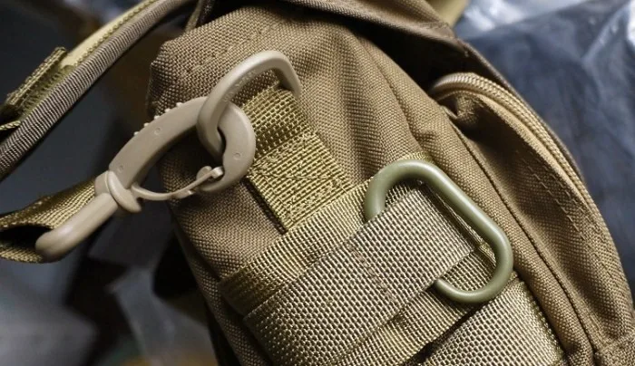 Лямки тактические molle прикрепить Hike OutdoorCarabiner клип застежка Крюк повесить путешествия рюкзак Quickdraw Snap Пряжка веб-сайт лагерь