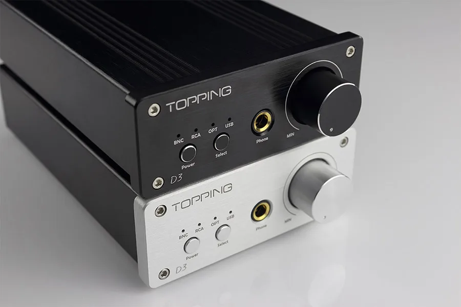 Topping D3 24bit/192kHz S/PDIF & 24bit/96kHz USB DAC with built in Headphone amplifier CS4398