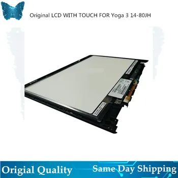 

Original New LCD with Touch Assembly For Lenovo Pro 3 14-80jh Touch Screen Digitizer Assembly with Frame LCD Plate nv140fhm-A10