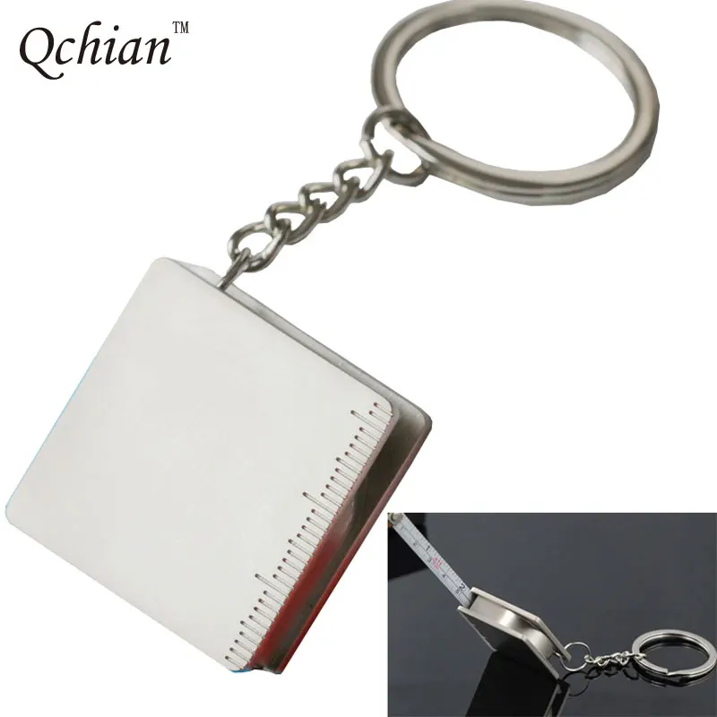 

1Pcs Creative Practical Tape Measure Keychain Key Chain Ring Key Fob Holder Drop Shipping Wedding Accessories Hot Sale