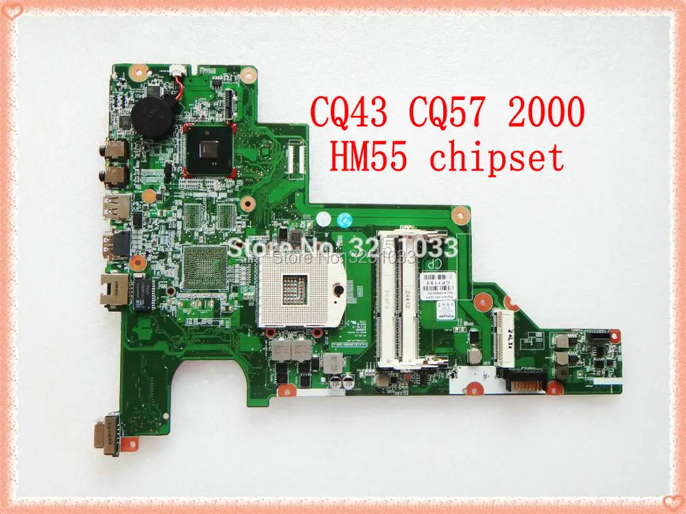 Материнская плата для ноутбука hp 646669 430 CQ43 631-001 HP 630 HM55 DDR3 | Компьютеры и офис