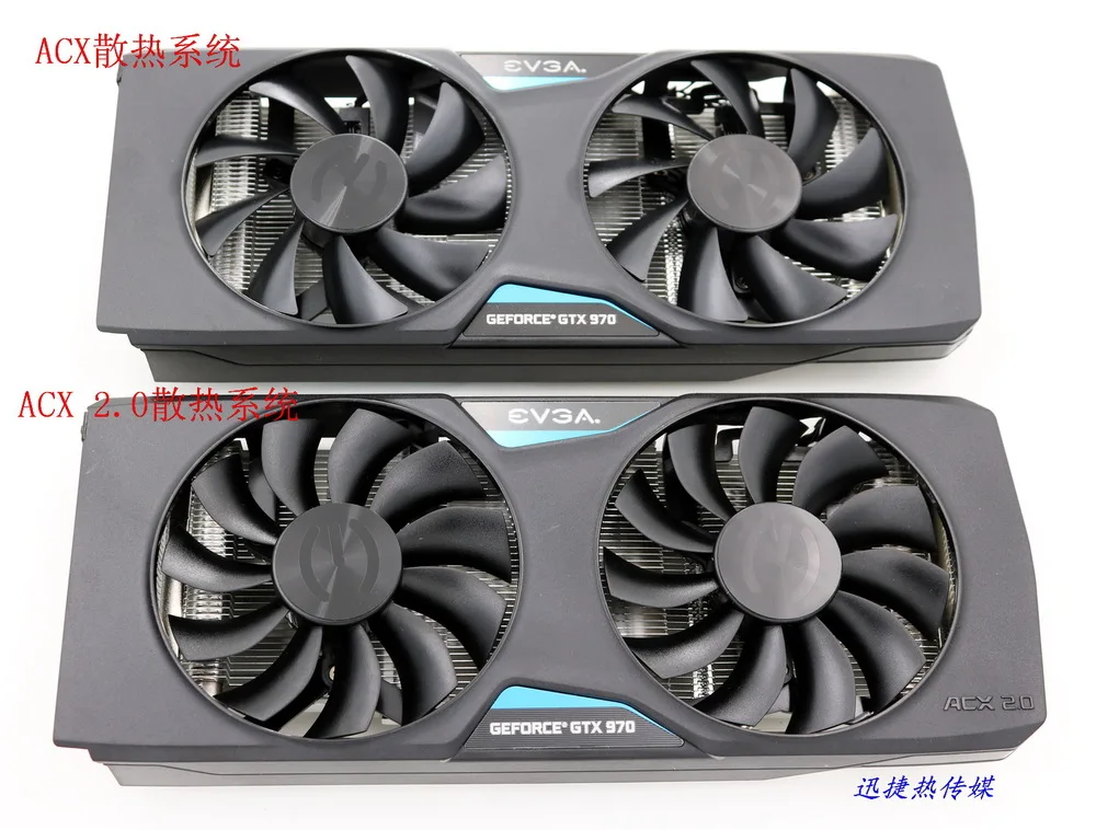 

New Original for EVGA GTX970 / GTX970SC ultra-public version of the graphics card fan with heat sink