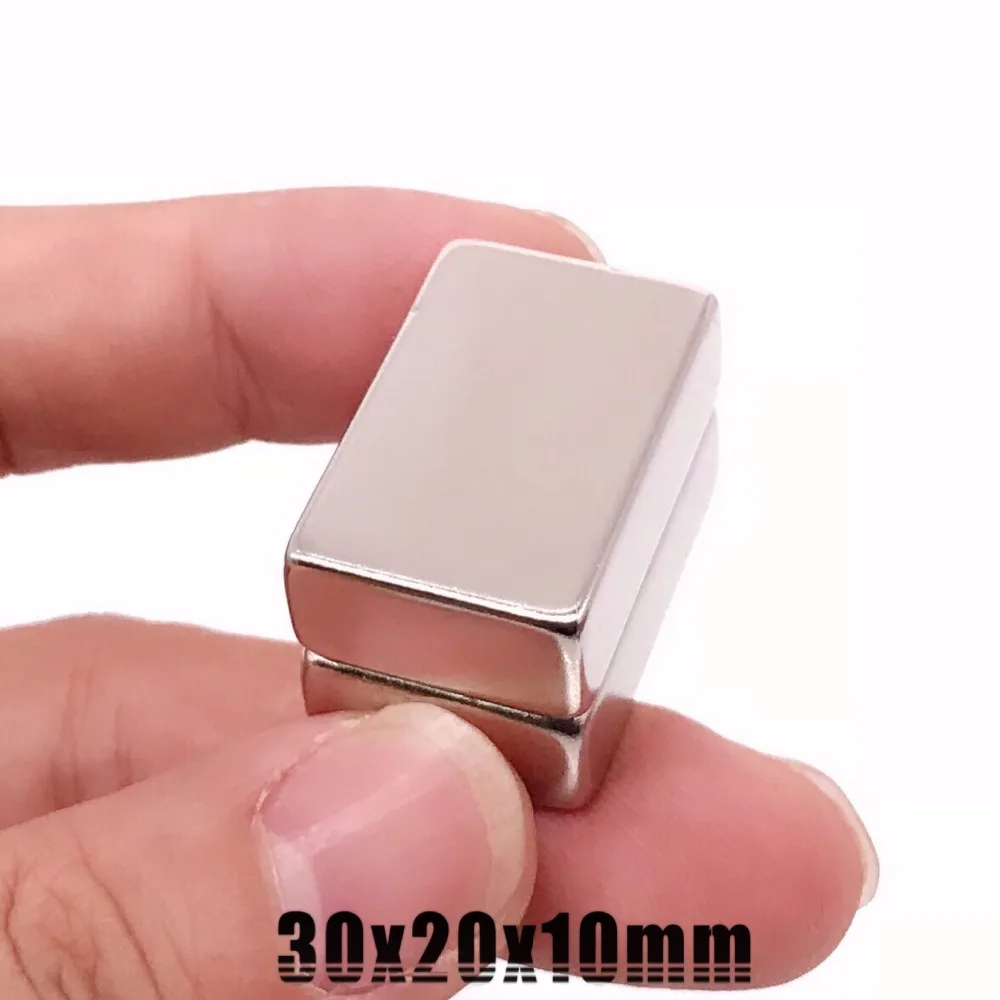 

New x Big Super Strong Cuboid Block Magnet Rare Earth Neodymium N35 30 x 20 x 10 mm 30*20*10MM