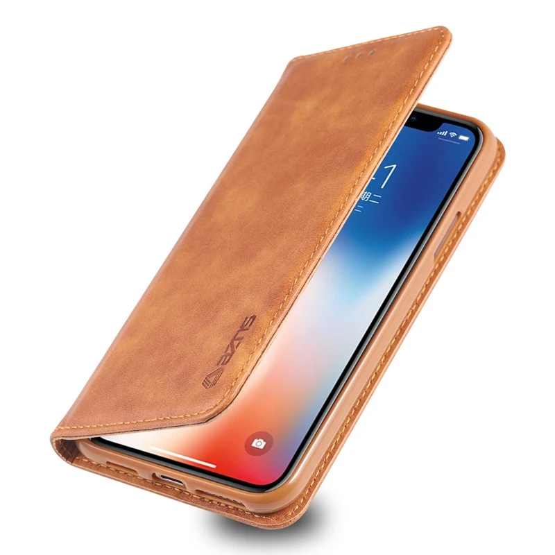 Для iPhone XS MAX XR X Чехол 6S 7 6 8 Plus роскошный Магнитный Флип-кошелек кожаный чехол для