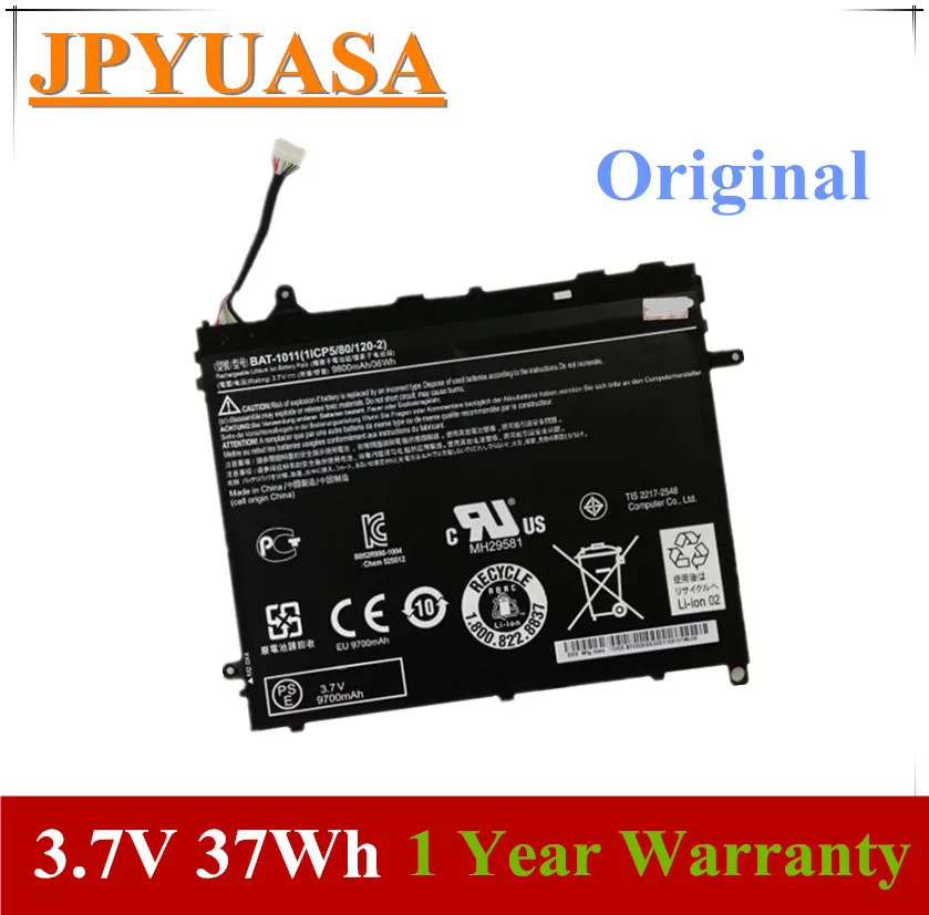 

7XINbox 3.7V 37Wh Original Laptop Battery BAT-1011 For Acer Iconia TAB A510 A51 A700 A701 Tablet Series BT.0020G.003 Notebook