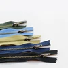 #4 3pcs 10/13/15/18cm metal brass copper close-end auto lock zipper for pants garment crotch footwear skirt ► Photo 2/5