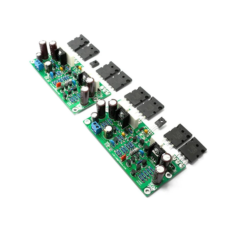 Online Lusya L20 SE amplificador de Audio de A1943 C5200 Streo canales duales 350W Tarjeta de amplificador 4ohm kits DIY 2 uds