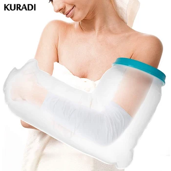 

Waterproof Arm Cast Bag Cover Protector Shower Bath Keep Bandage Dry Durable Reusable Adult Full Arm Wound Burn Hand Wrist Elbow
